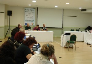 Na mesa ao fundo: Luiz Antonio Cunha, Gloria Careaga, Juan Marco Vaggione